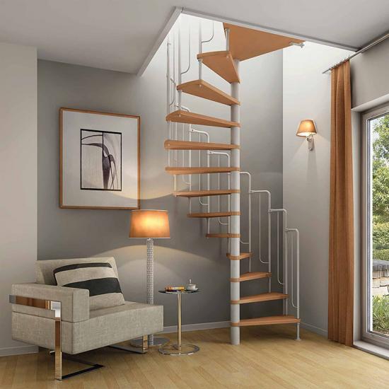 Individuelle Spindeltreppe für den Wohnbereich von DOLLE - Treppen zur Selbstmontage