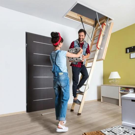 Innovative Bodentreppe aus Holz LWT Passivhaus von Fakro Official Store