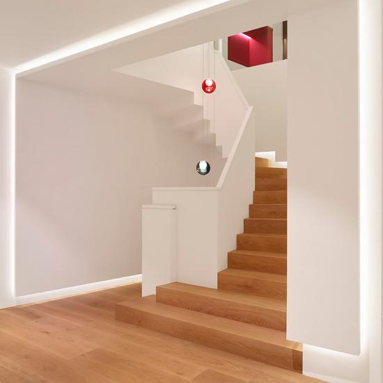 Metall-Holz Designtreppe von Wunsch - Treppen